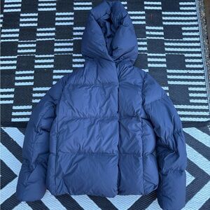 Babaton Duvet Puffer Jacket dusky BLUE